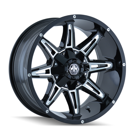 WARRIOR (8015) GLOSS BLACK MILLED