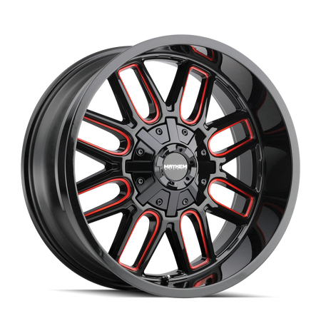 COGENT (8107) GLOSS BLACK MILLED PRISM RED