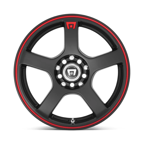 MR116 18X8 5X4.25/4.5 M-BLK/RED +45MM