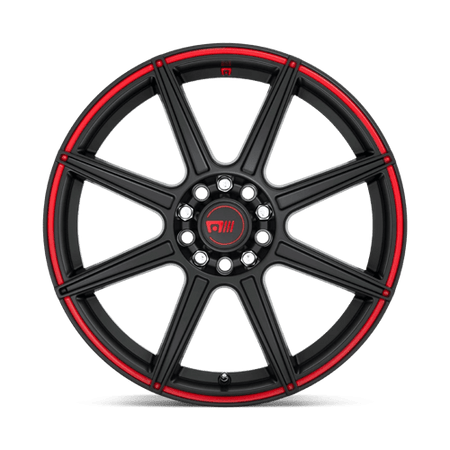 MR142 17X7 5X4.5/120 S-BLK RED 40MM