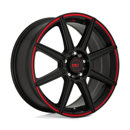 MR142 18X8 5X112/4.5 S-BLK RED 45MM