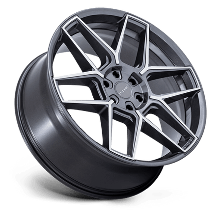 RISE 22X9.5 5X120 72 +30 ANTH MACH-FC