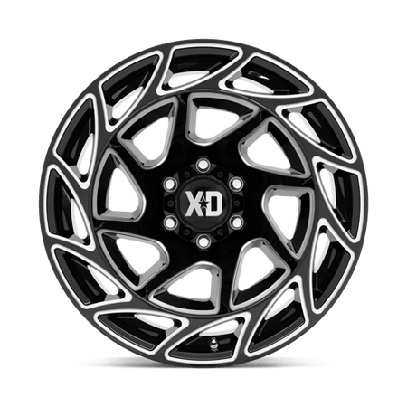 XD860 20X12 6X135 G-BLK MILL -44MM