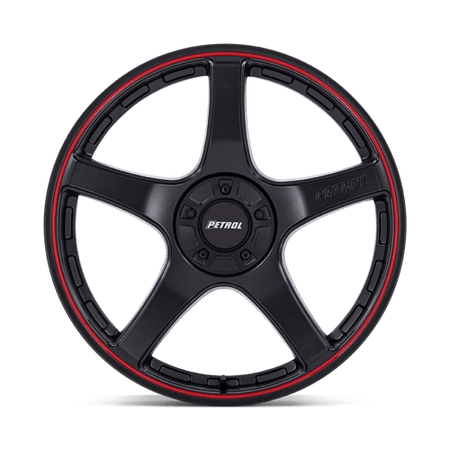 P2E 17X8 5X100/120 72 +35 M-BLK RD-LP