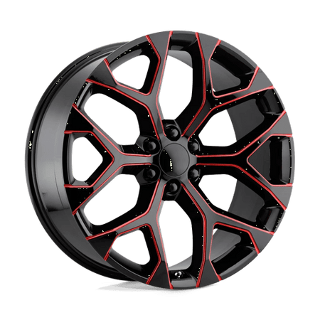 PR176MR 22X9 6X5.5 78.1 GBLK RED-MILL 24