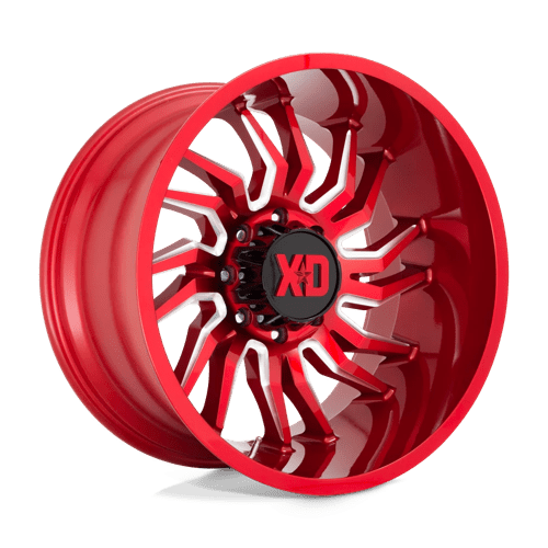 XD858 20X10 6X135 CANDY RED MILLED -18MM