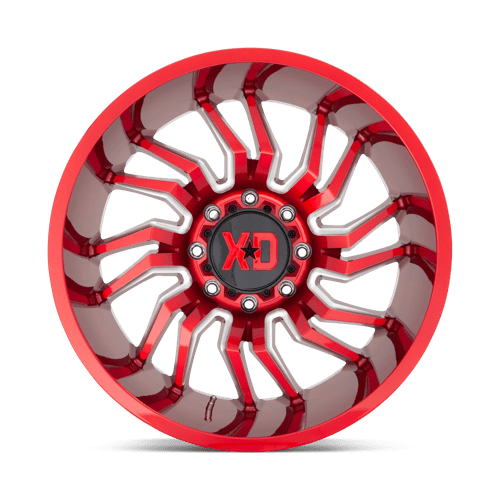XD858 22X10 6X135 CANDY RED MILLED -18MM