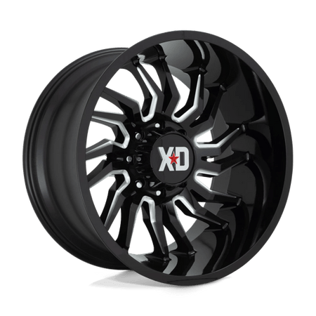 XD858 22X10 5X5.5 GLOSS BLACK MILL -18MM