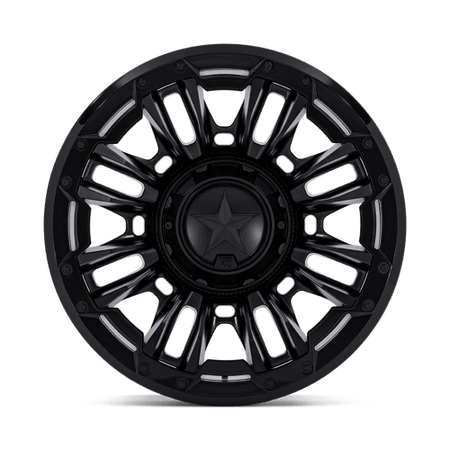 BOMBER 20X10 8X6.5 125 -18 M-BLK GB-RG