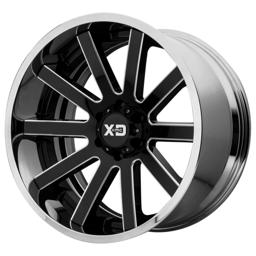XD200 20X12 5X5.5 G-BLK/MILL CHR -44MM