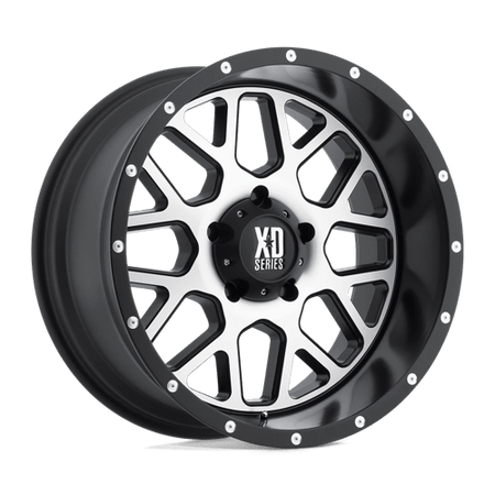 XD820 20X10 6X135 S-BLK MACH -24MM