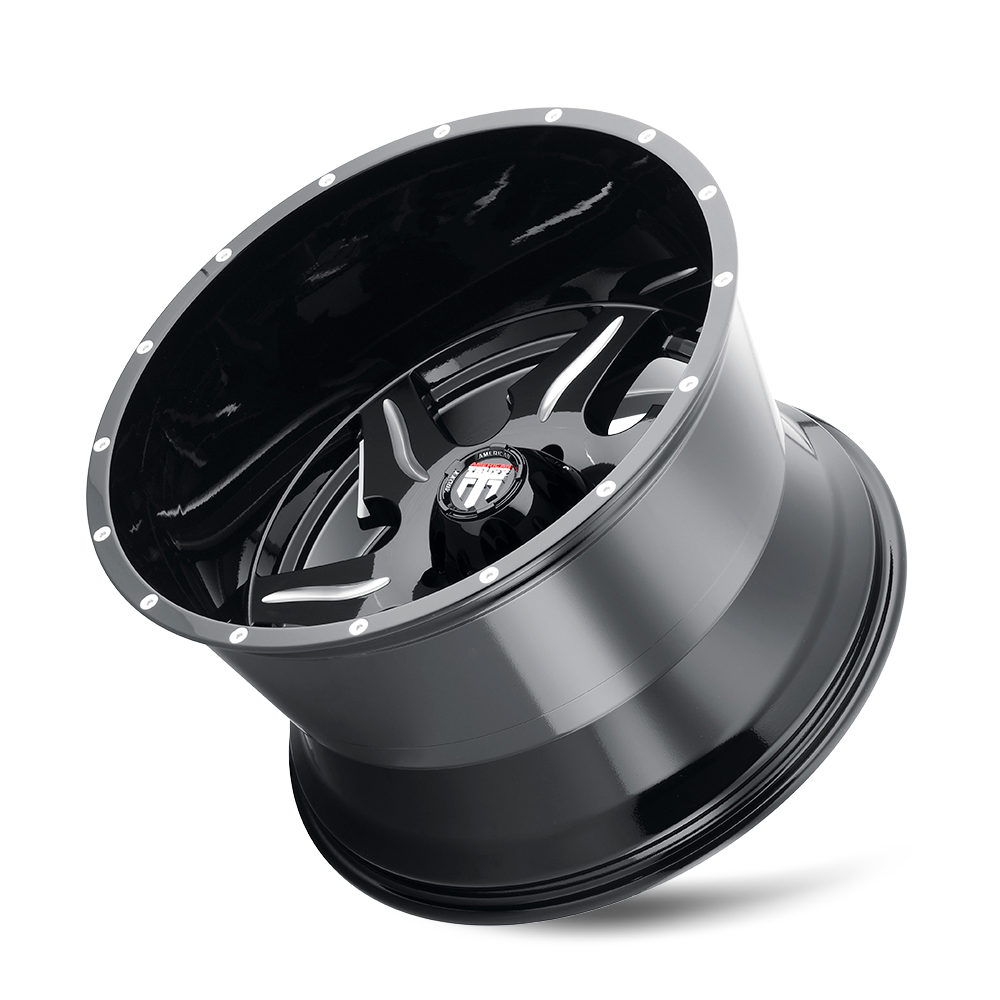 American Truxx - NINJA (AT163) GLOSS BLACK MILLED – Salinas Tires American Truxx - NINJA (AT163) GLOSS BLACK MILLED – Salinas Tires