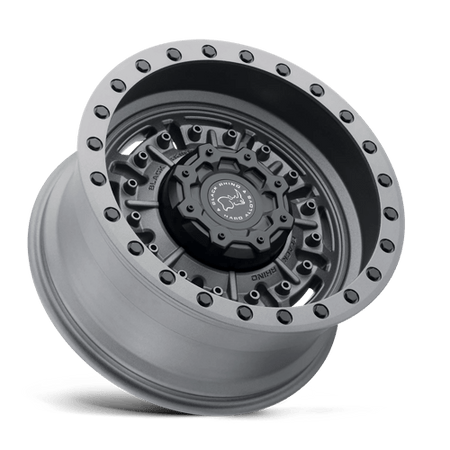 BR ABRAMS 17X9.5 8X165 -18 122 TXT M-GM
