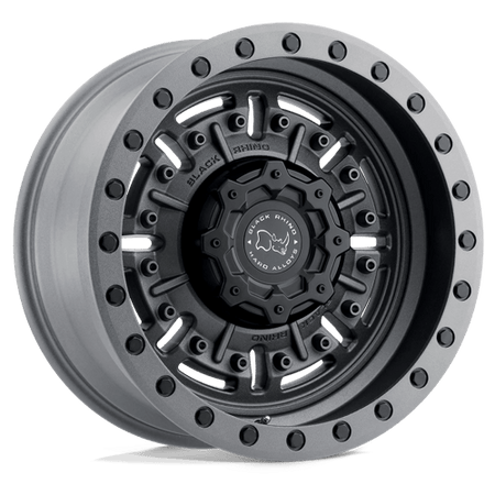 BR ABRAMS 17X9.5 8X165 -18 122 TXT M-GM