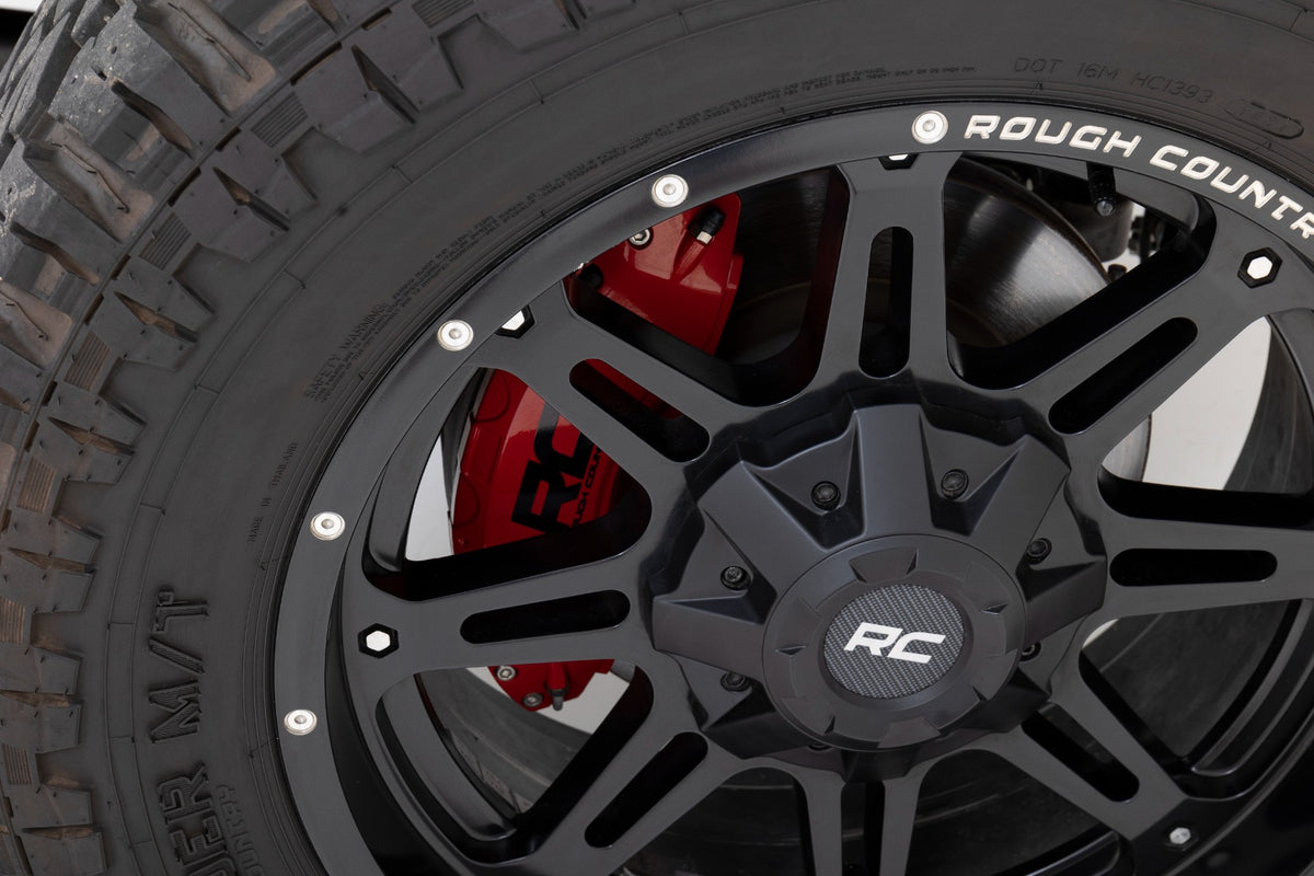 Caliper Covers | Rear | Red | Non-Sport | Jeep Wrangler JL (18-25)/Wrangler Unlimited (18-25) 