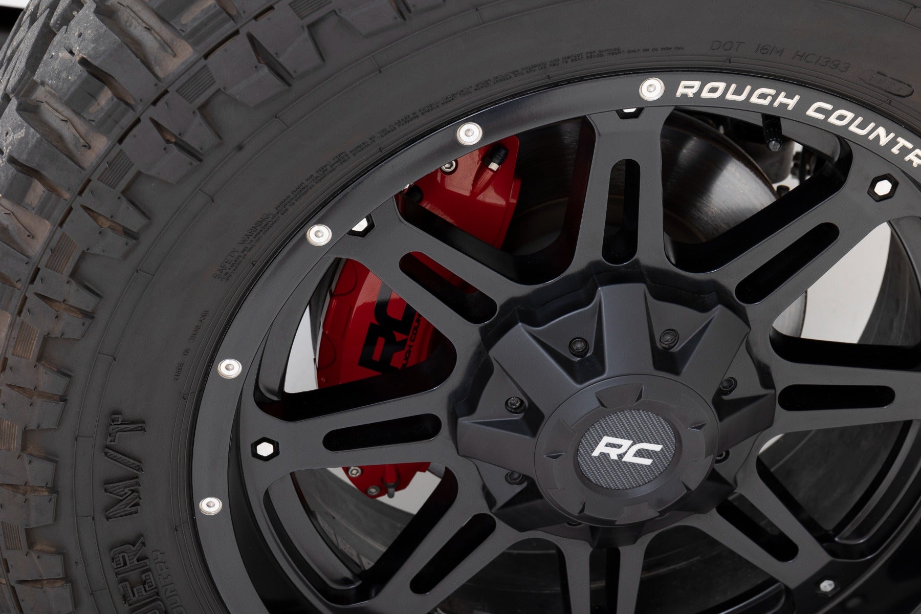 Caliper Covers | Rear | Red | Non-Sport | Jeep Wrangler JL (18-25)/Wrangler Unlimited (18-25) 