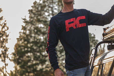 Rough Country Long Sleeve | RC Tread Sleeve | Black| SM