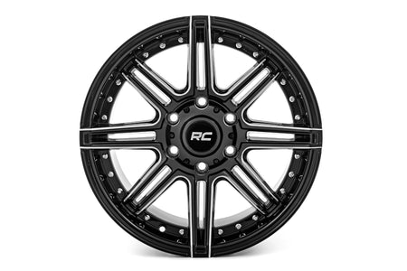 Rough Country 88 Series Wheel | One-Piece | Gloss Black | 17x9 | 6x5.5 | +0mm