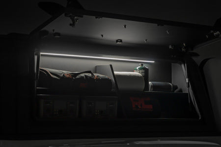 Bed Cap Side Shelf Storage Bin | Passengers Side