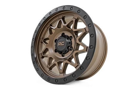 Rough Country 78 Series Wheel | Simulated Beadlock | Bronze/Black | 18x9 | 6x5.5 | +0mm