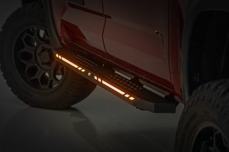 AC2 Running Boards | Amber/White | CrewMax | Toyota Tundra 2WD/4WD (22-25)