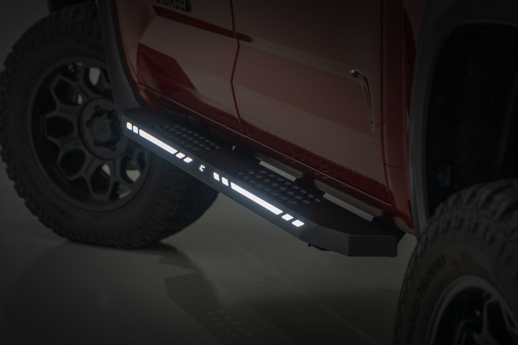 AC2 Running Boards | Amber/White | CrewMax | Toyota Tundra 2WD/4WD (22-25)