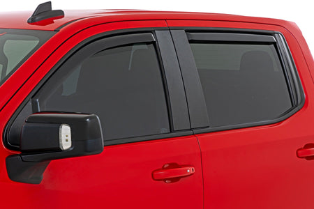 Side Window Deflectors | In Channel Rain Guard | Chevy/GMC 1500/2500HD/3500HD (19-26 & Classic)