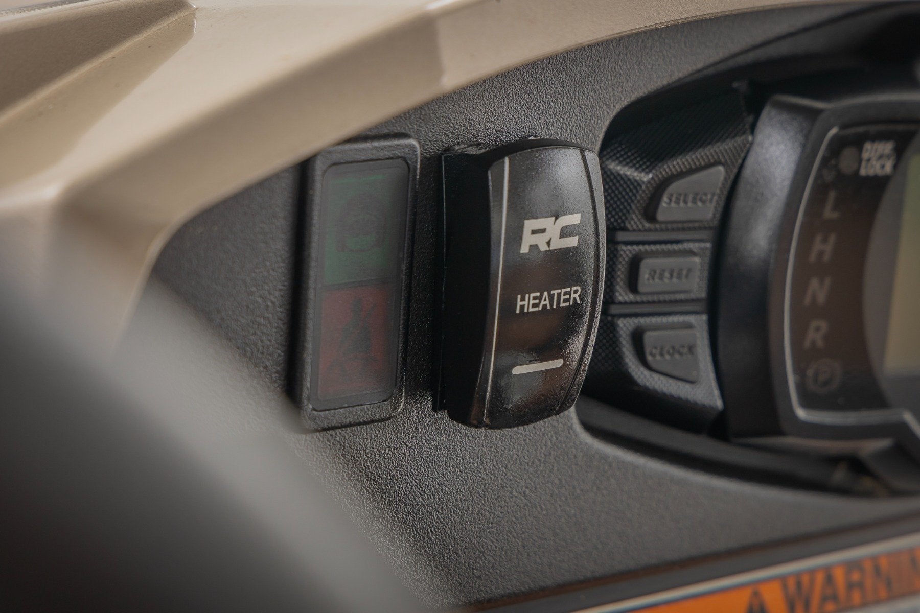 Rocker Switch | Cab Heater | 2x1 with Logo | Blue Back Light