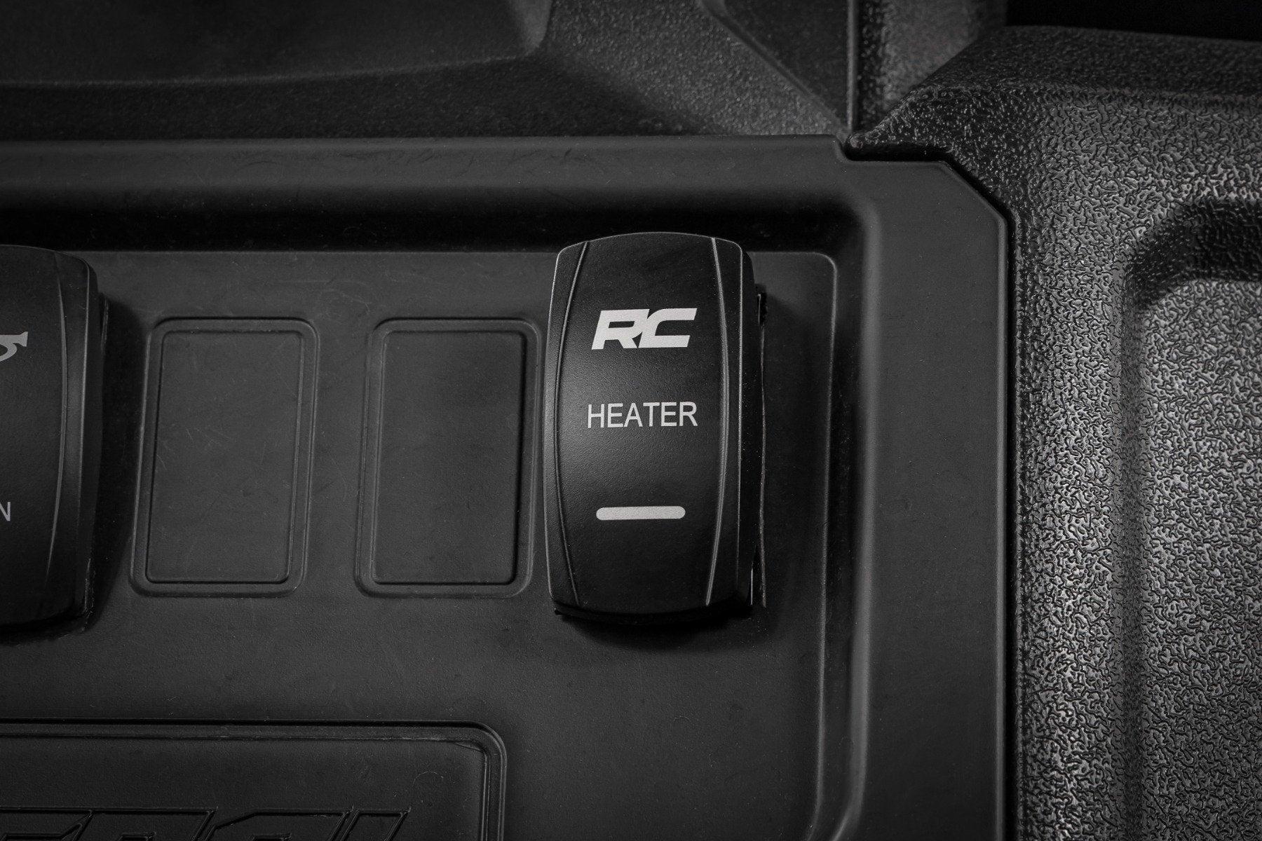 Rocker Switch | Cab Heater | 2x1 with Logo | Blue Back Light