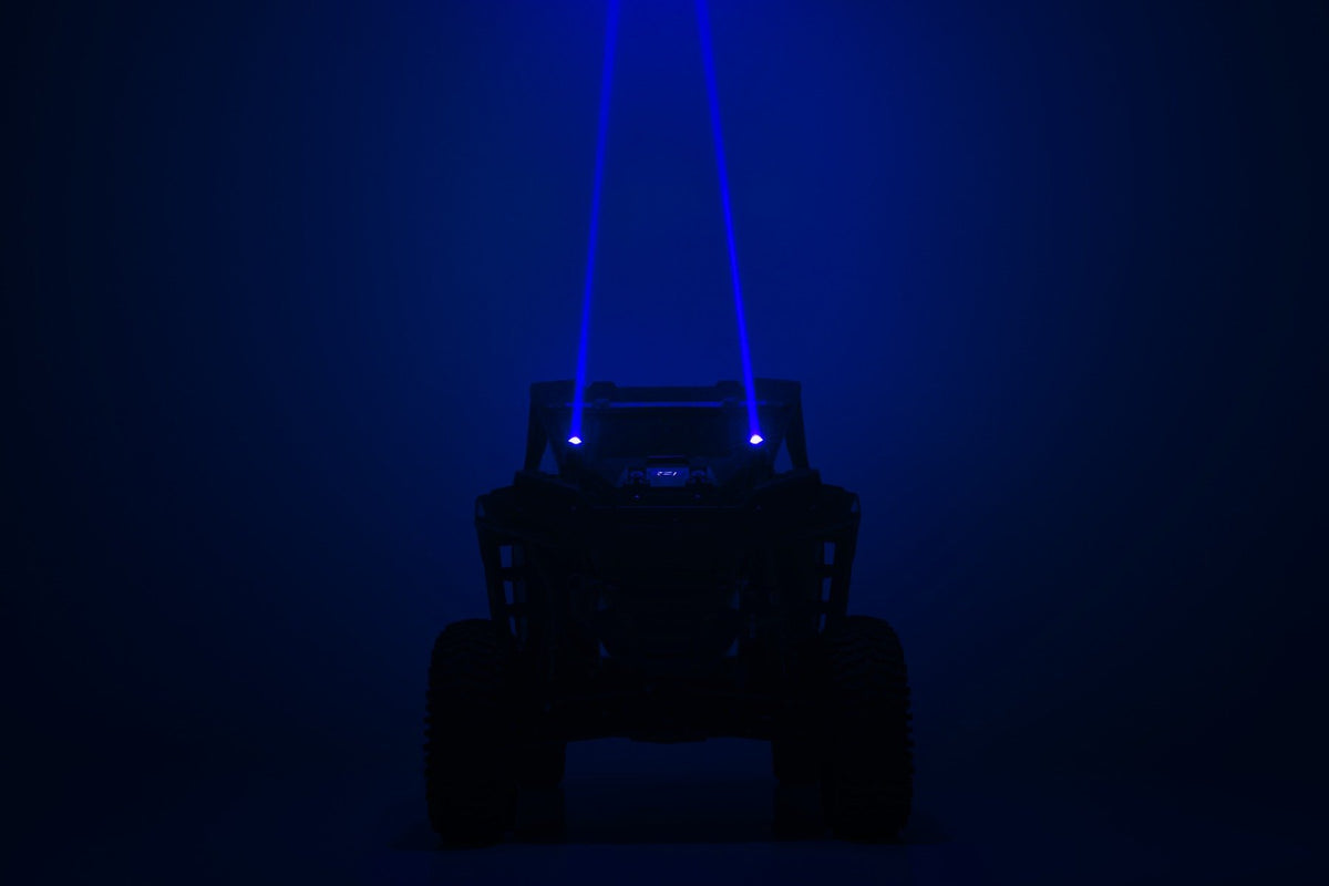 Laser Whip Light Kit | RGBW | 1200 Lumens | Pair