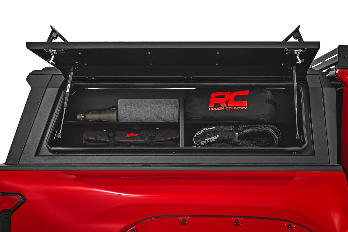 Bed Cap Side Shelf Storage Bin | Passengers Side | Toyota Tacoma (16-26)