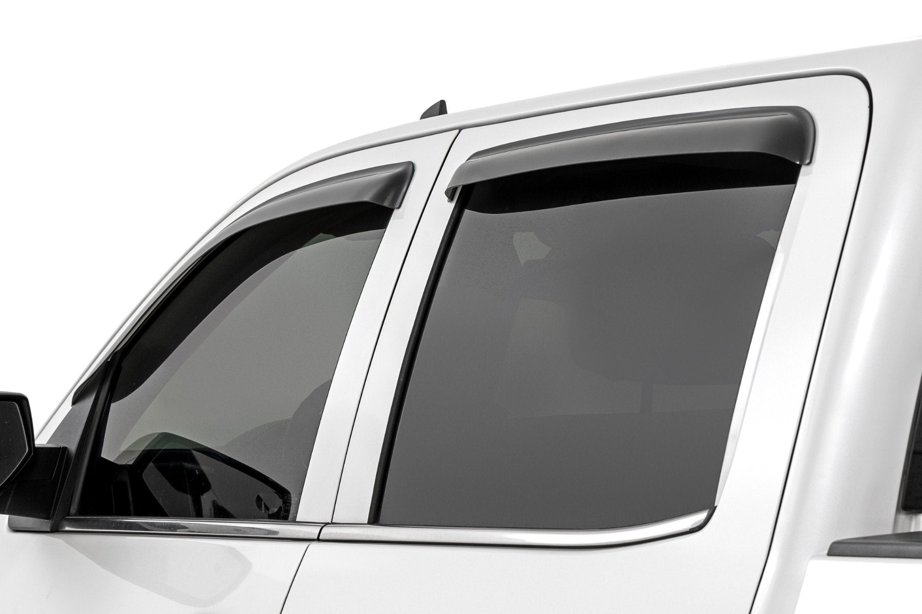 Side Window Deflectors | Tape On Rain Guard | Chevy/GMC 1500/2500HD/3500HD 2WD/4WD