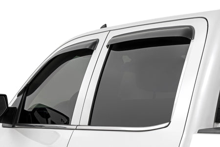 Side Window Deflectors | Tape On Rain Guard | Chevy/GMC 1500/2500HD/3500HD 2WD/4WD