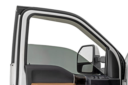 Side Window Deflectors | Tape On Rain Guard | Ford F-150 (17-25)/F-250 (15-26)