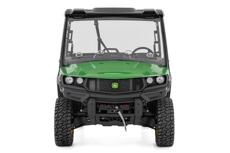 Vented Full Windshield | Scratch Resistant | John Deere Gator XUV 835E