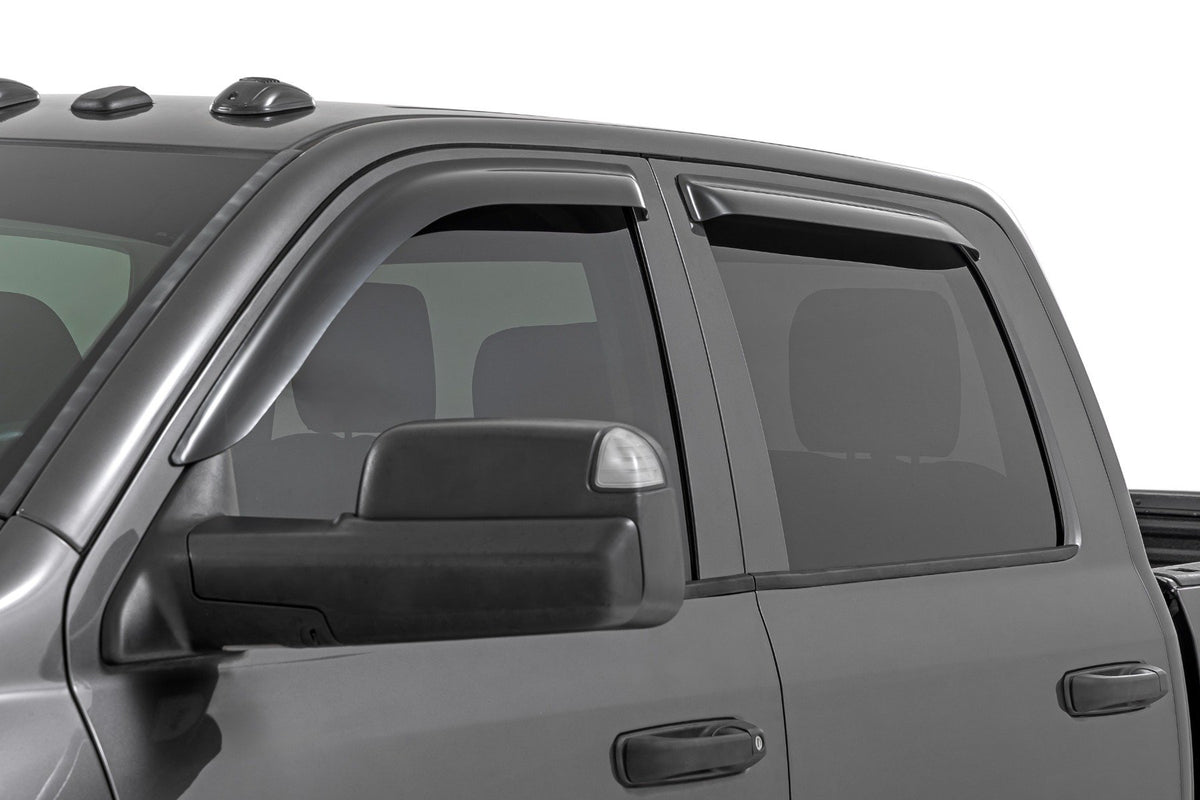 Side Window Deflectors | Tape On Rain Guard | Ram 1500 (09-18)/2500 (10-26)
