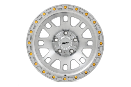 Rough Country 82 Series Wheel | One-Piece | Full Machined | 15x8 | 5x4.5 | -19mm