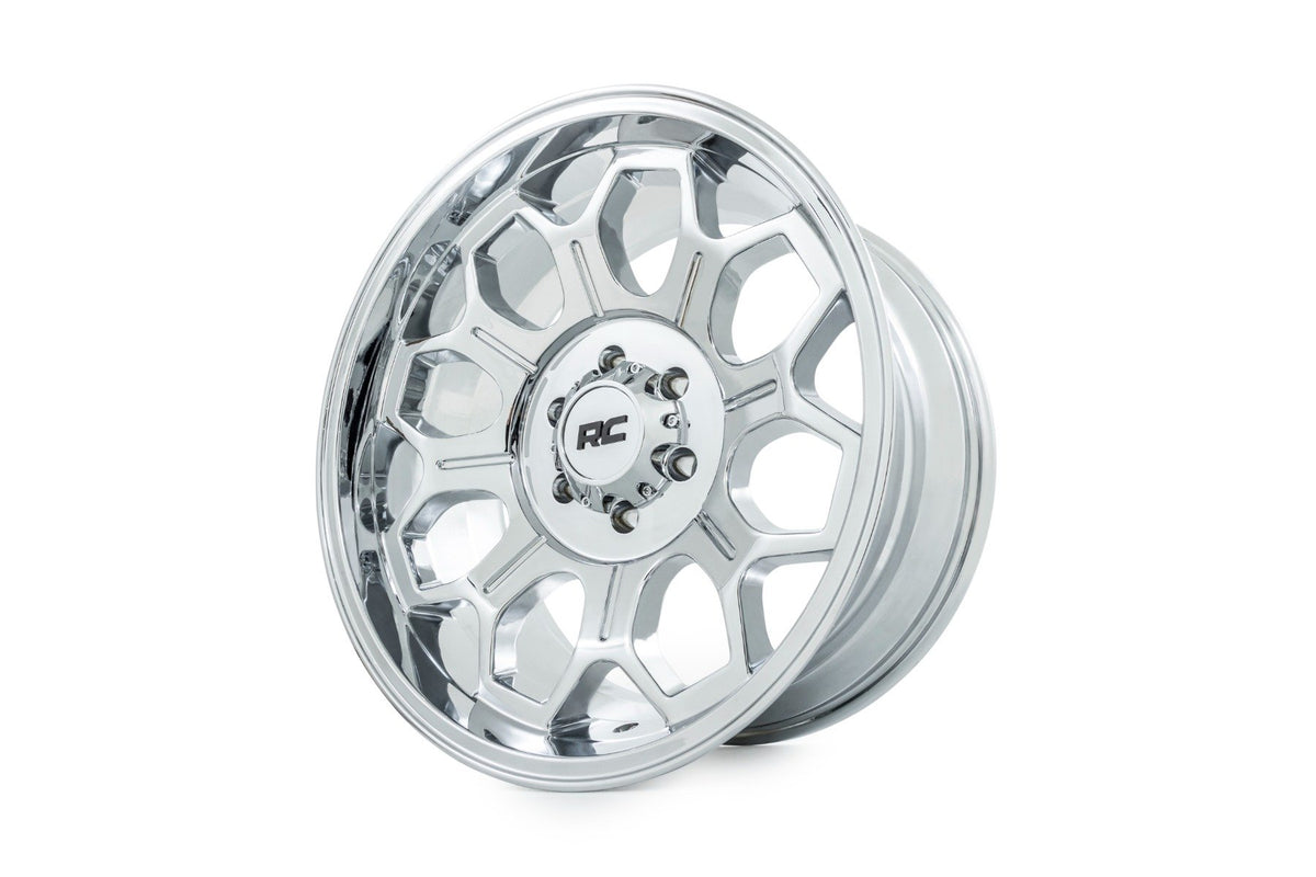 Rough Country 77 Series Wheel | One-Piece |Chrome | 22x12 | 8x6.5 | -44mm