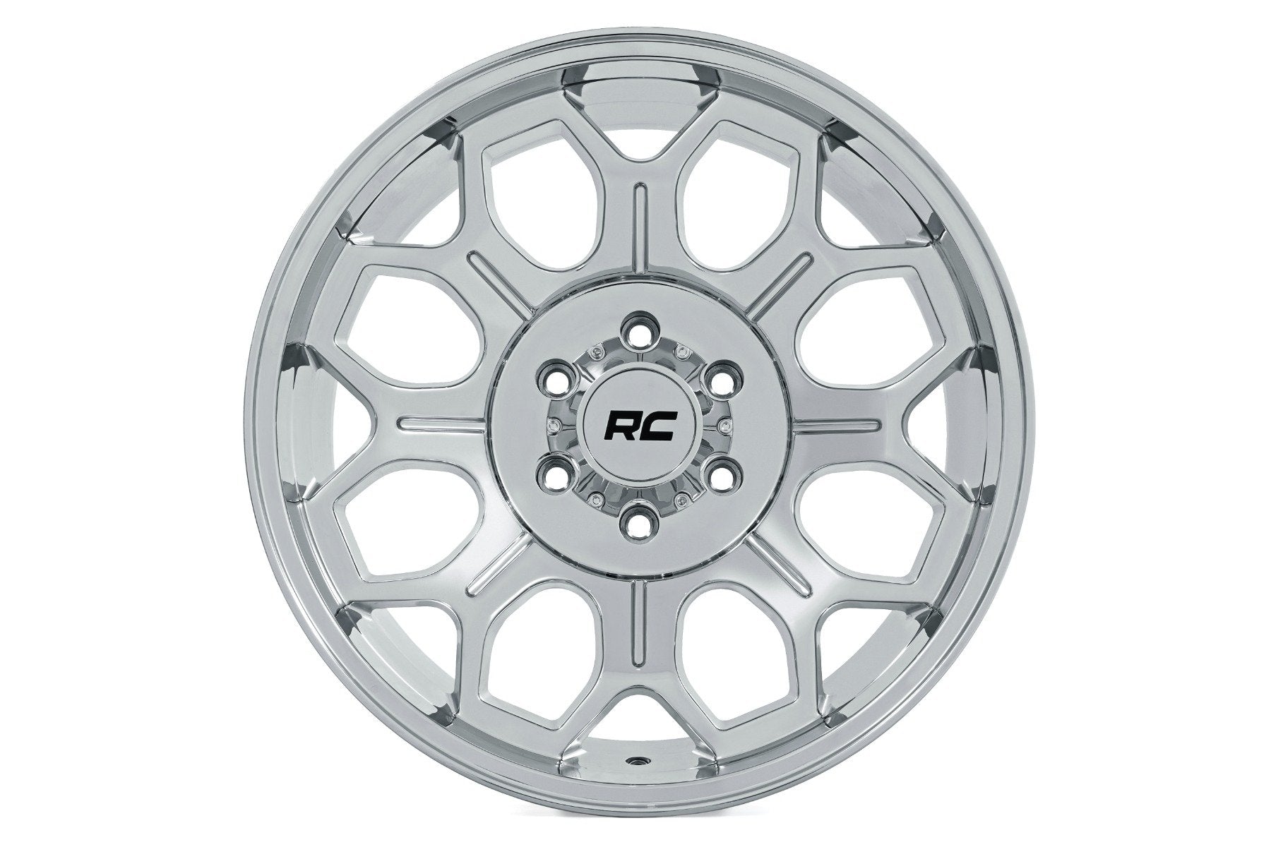 Rough Country 77 Series Wheel | One-Piece | Chrome | 20x10 | 6x135 | -25mm