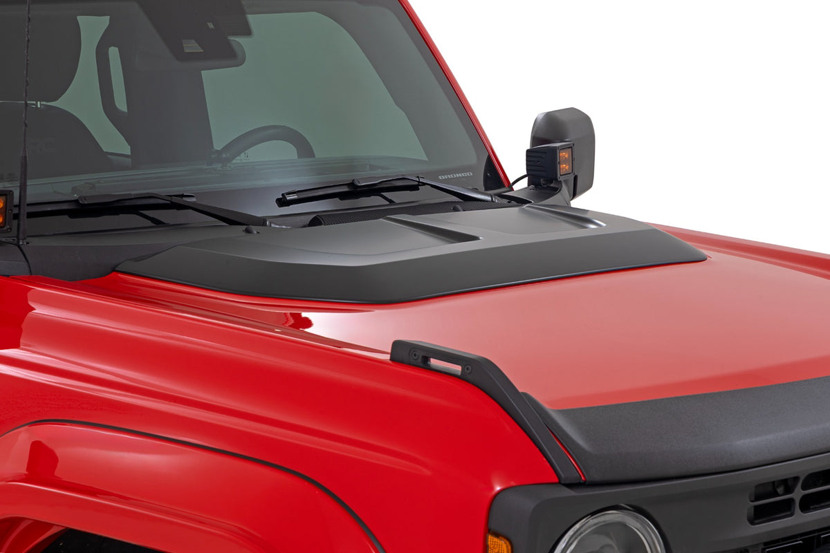 Hood Scoop | JS Iconic Silver | Ford Bronco 4WD (2021-2025)