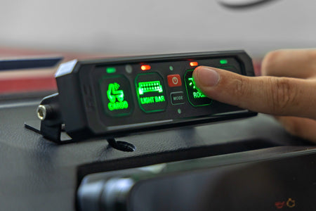 4 Gang Switch Panel | RGB Backlit Buttons | Multifunction Modes