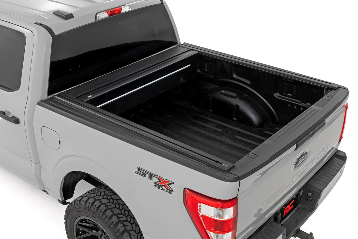 Powered Retractable Bed Cover | 5'7" Bed | Ford F-150 2WD/4WD (2015-2025)