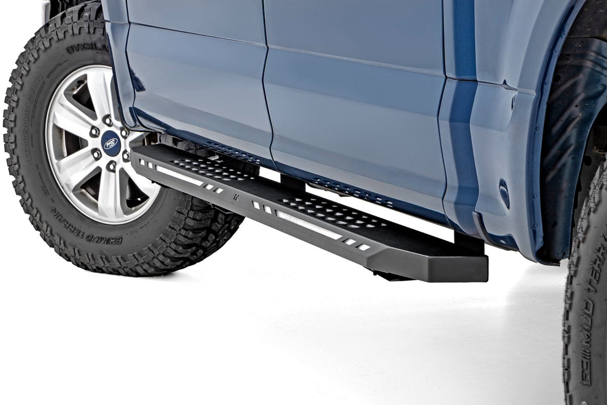 AC2 Running Boards | Amber/White | Crew Cab | Ford F-150/Lightning/F-250/F-350/Raptor (15-26)