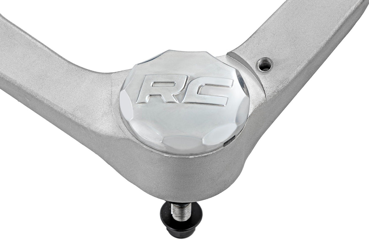 Polished Aluminum Ball Joint Caps | Pair | Rough Country Control Arms