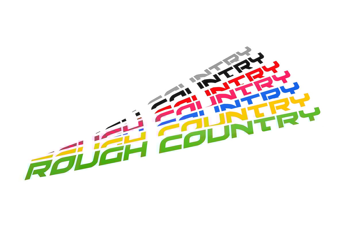 Rough Country Decal | 27 Inch Fender | Kelly Green