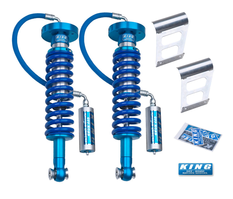 King Shocks 09-13 Ford F150 2WD/4WD Front 2.5 Dia Remote Reservoir Coi ...