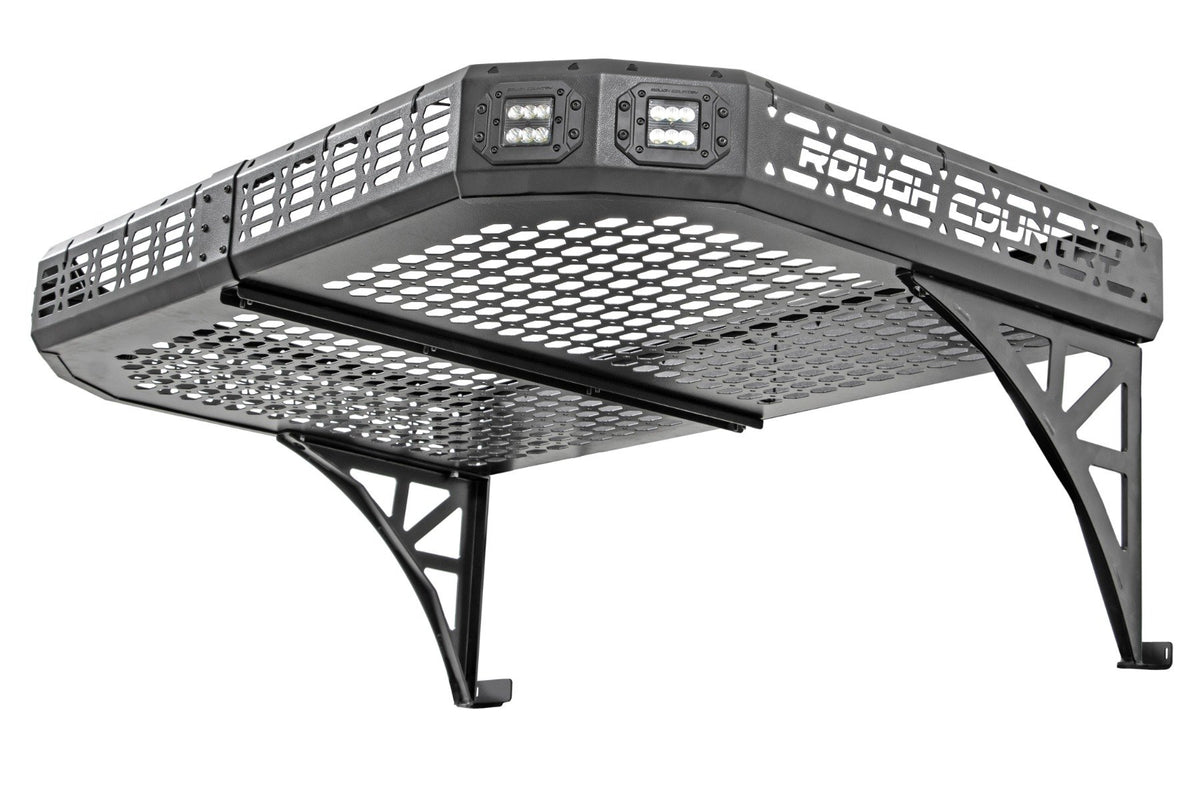 Cargo Rack | Dual 2" Black LED Pairs | Flush Mount | CFMOTO UFORCE 1000 