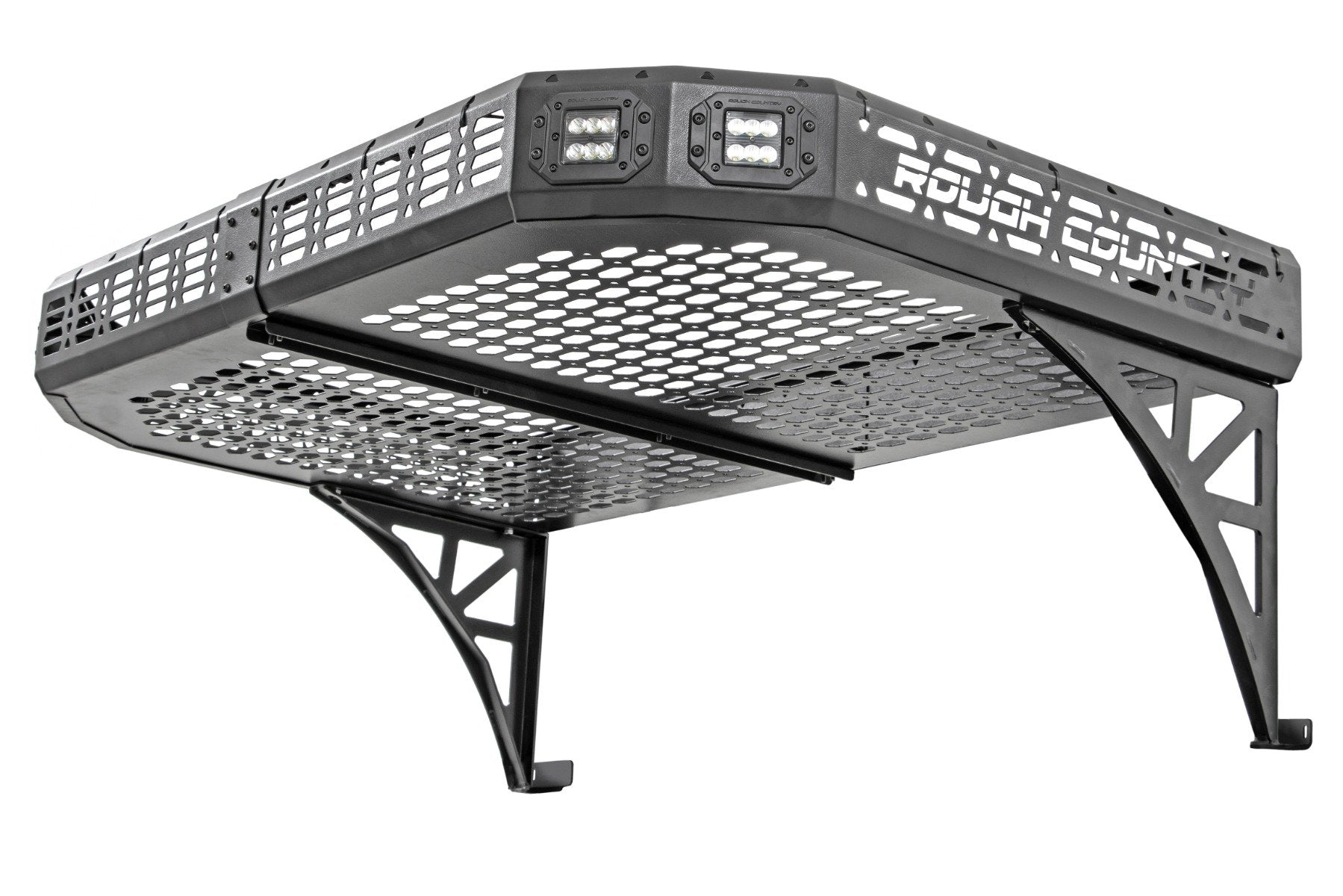 Cargo Rack | Dual 2" Black LED Pairs | Flush Mount | CFMOTO UFORCE 1000 