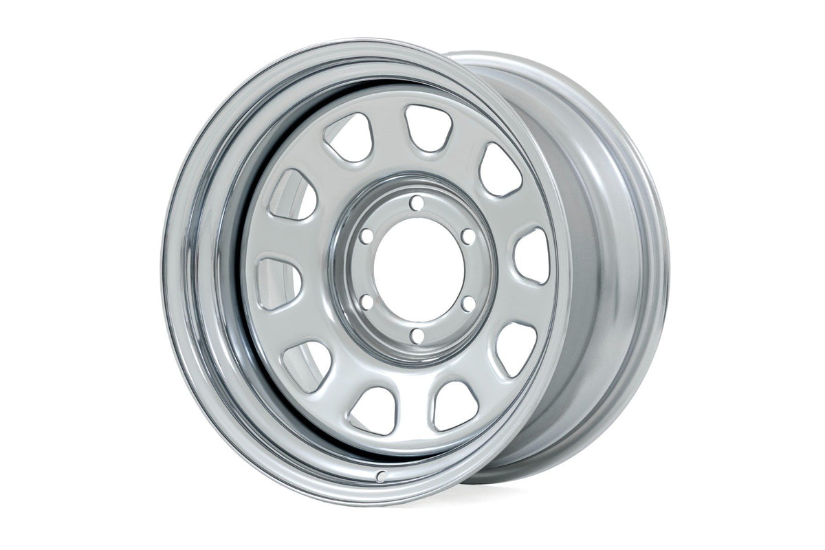 Steel Wheel | Chrome | 15x8 | 5x4.5 | 3.30 Bore | -19