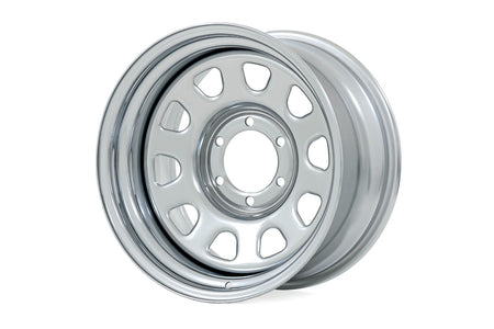 Steel Wheel | Chrome | 16x8 | 6x5.5 | 4.25 Bore | -12